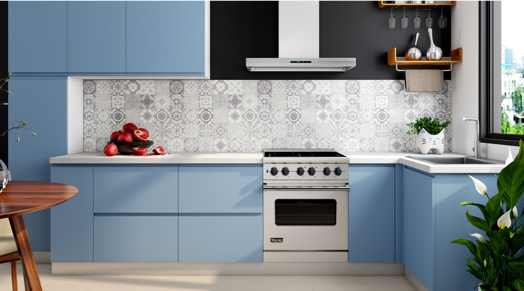 Traditional Elements in Indian Style Modular Kitchen